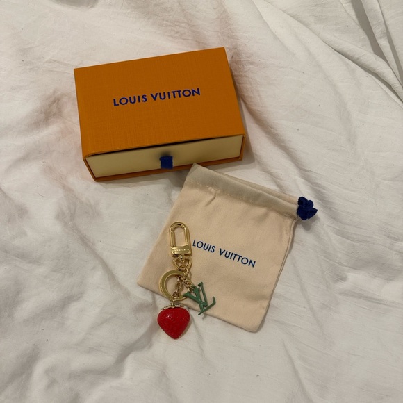 Strawberry Bag Charm/Key Holder - Picture 1 of 2